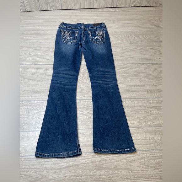 Shyanne Girls Embroidered Back Pockets Bootcut Western Jeans Girl’s Size 10 - Picture 2 of 14